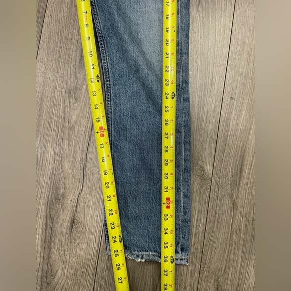 AGOLDE Riley High Rise Straight Crop Jeans Sz 23 - Picture 6 of 11